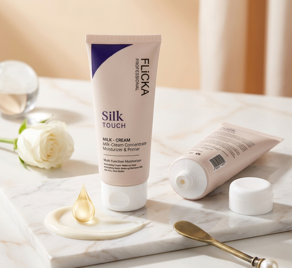 Flicka Silk Touch 3-in-1 Primer Moisturizer with SPF | Pore Blurring | Flicka Cosmetics  144