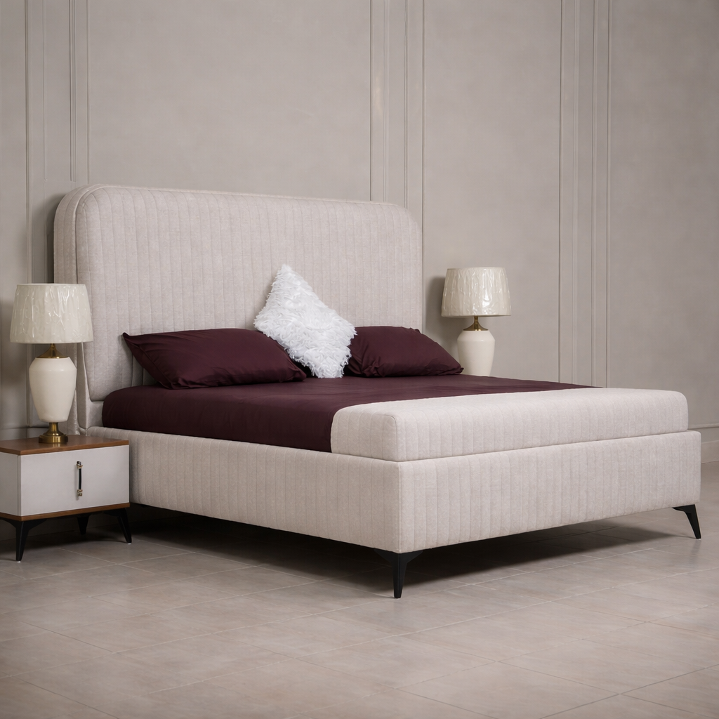 Affordable New  Design wooden Bed Set   without side table Furniture for room / Wooden poshesh Beds For Bedroomn BED7