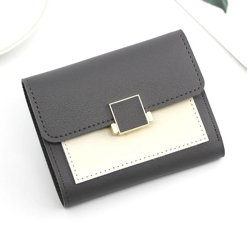 Short Women Wallets Small Slim Luxury Wallet New Fashion Pu Leather Female Purse Designer Money Bag Card Holder, wallets For Girls