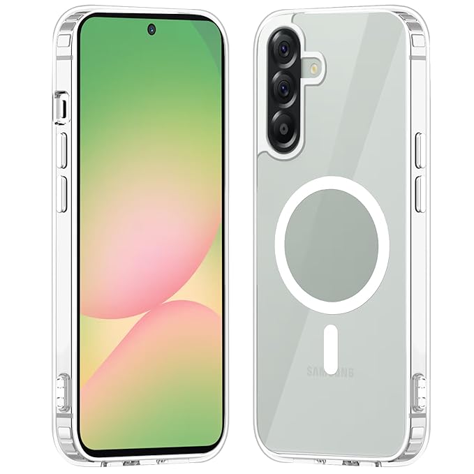 Samsung Galaxy A56 Transparent Clear Back Cover | Crystal Clear Plastic Protective Case