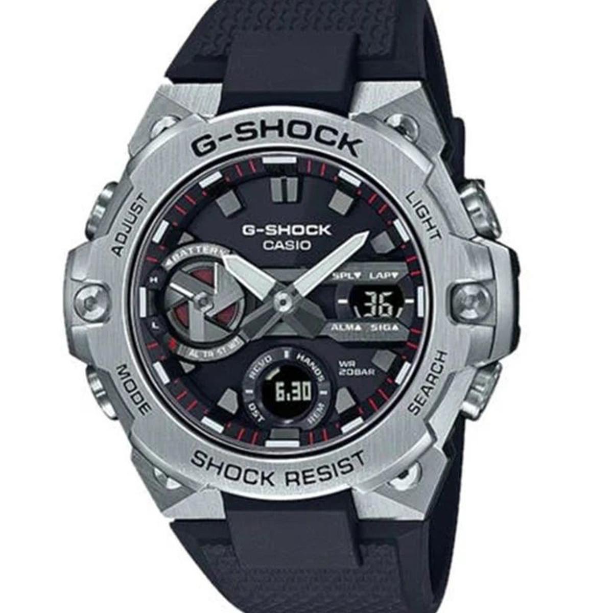 Casio G Shock Carbon Core Guard Structure Analog+Digital Silver