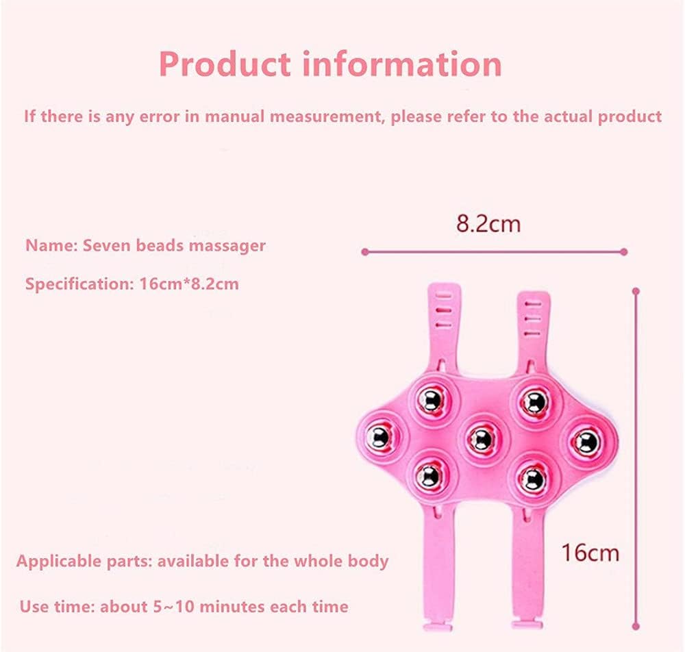 7 Beads Multifunctional Massage Roller Ball Massager Professional Abdominal Massage Pressotherapy Portable Massageador Muscular