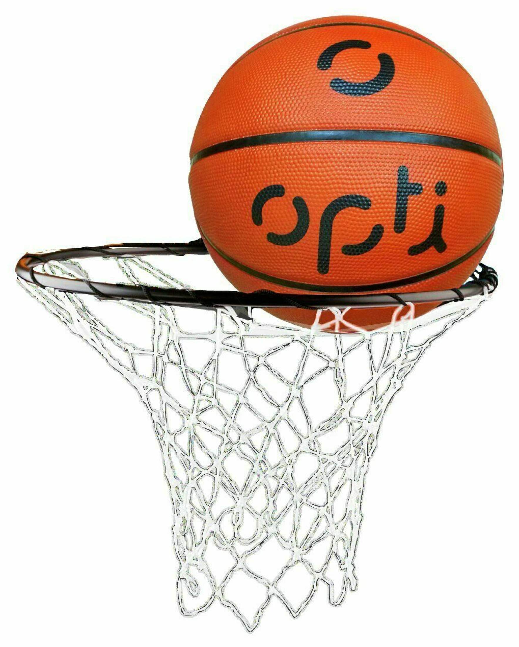 Basketball with Net and Ring for Home and Outdoors