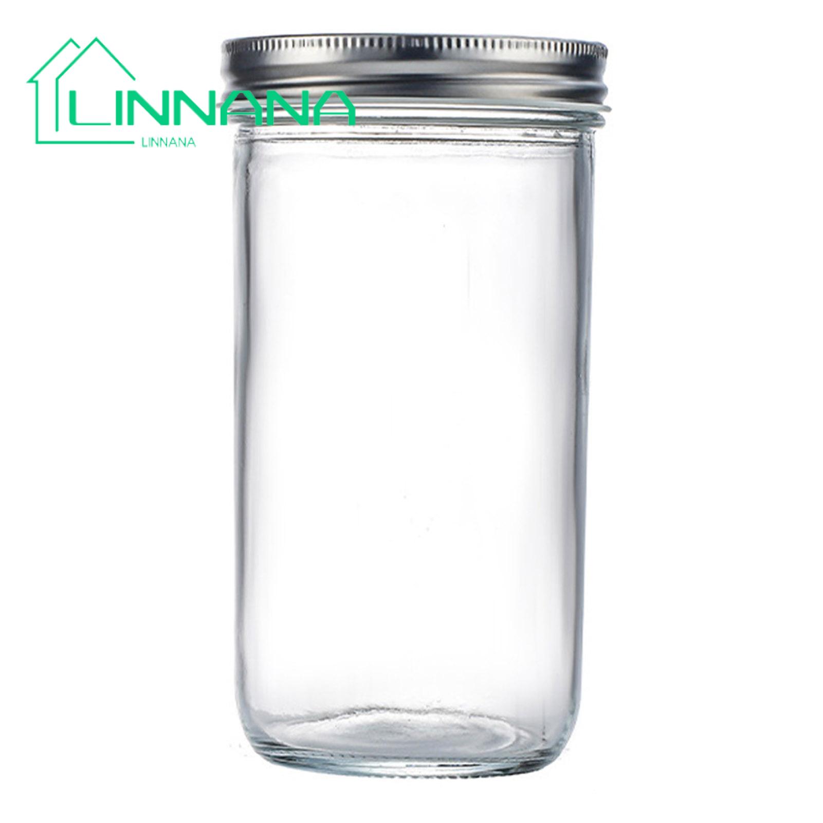 Kitchen Storage Jar Large Capacity Glass Sealed Jar with Airtight Lid