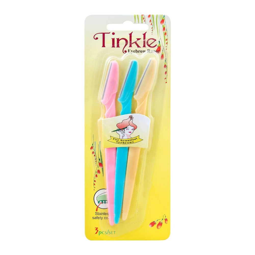 Pack of 06 Safit Women Razor with Tinkle Eyebrow Razor  / Bikini Razor / Women Body Shaving Razor / Ladies Razors / Ladies Body Shave Razors / Girls Soft and Sensitive Skin Body Hairs Removing Razor / Women / Ladies / Girls Safit Hairs Trimer Blade