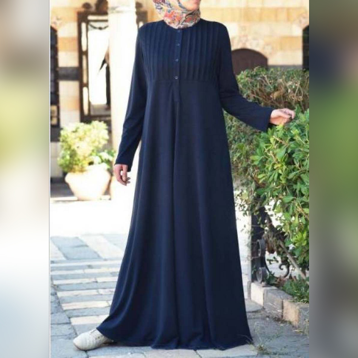 blue abayas
