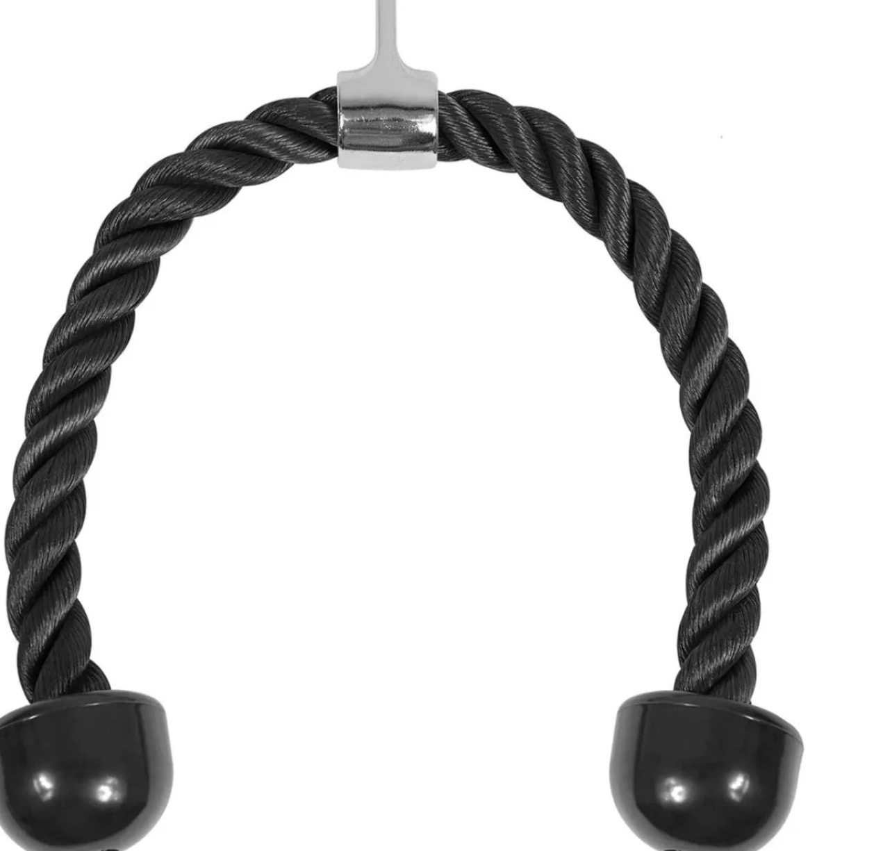 Tricep Rope Pull Down - 27 and 36-inch Rope Length, Easy to Grip & Non Slip Cable Attachment