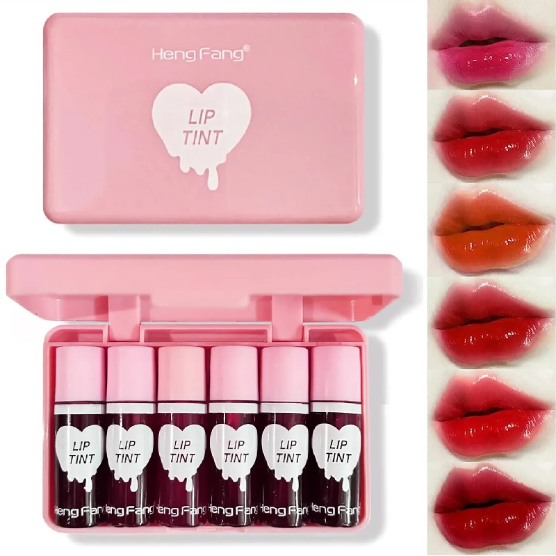 Lip Tint Lips and Cheeks Tint Lipgloss Pack of 3 or 6 Tints