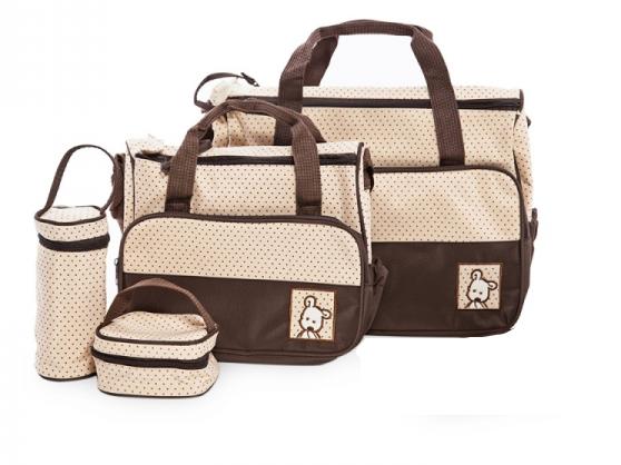 5PCS Set High Quality Tote Baby Shoulder Diaper Bags Durable Nappy Bag Mummy Mother Baby Bag/ baby bags for mom