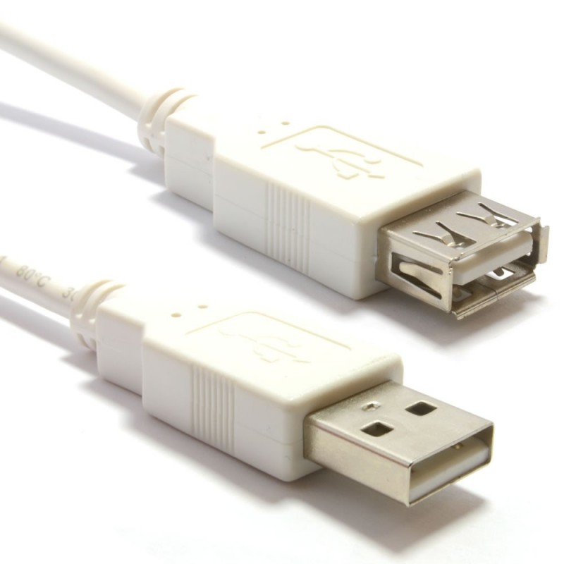 USB Extension Cable USB 2.0 Extender Cord Type A Male to Female Data