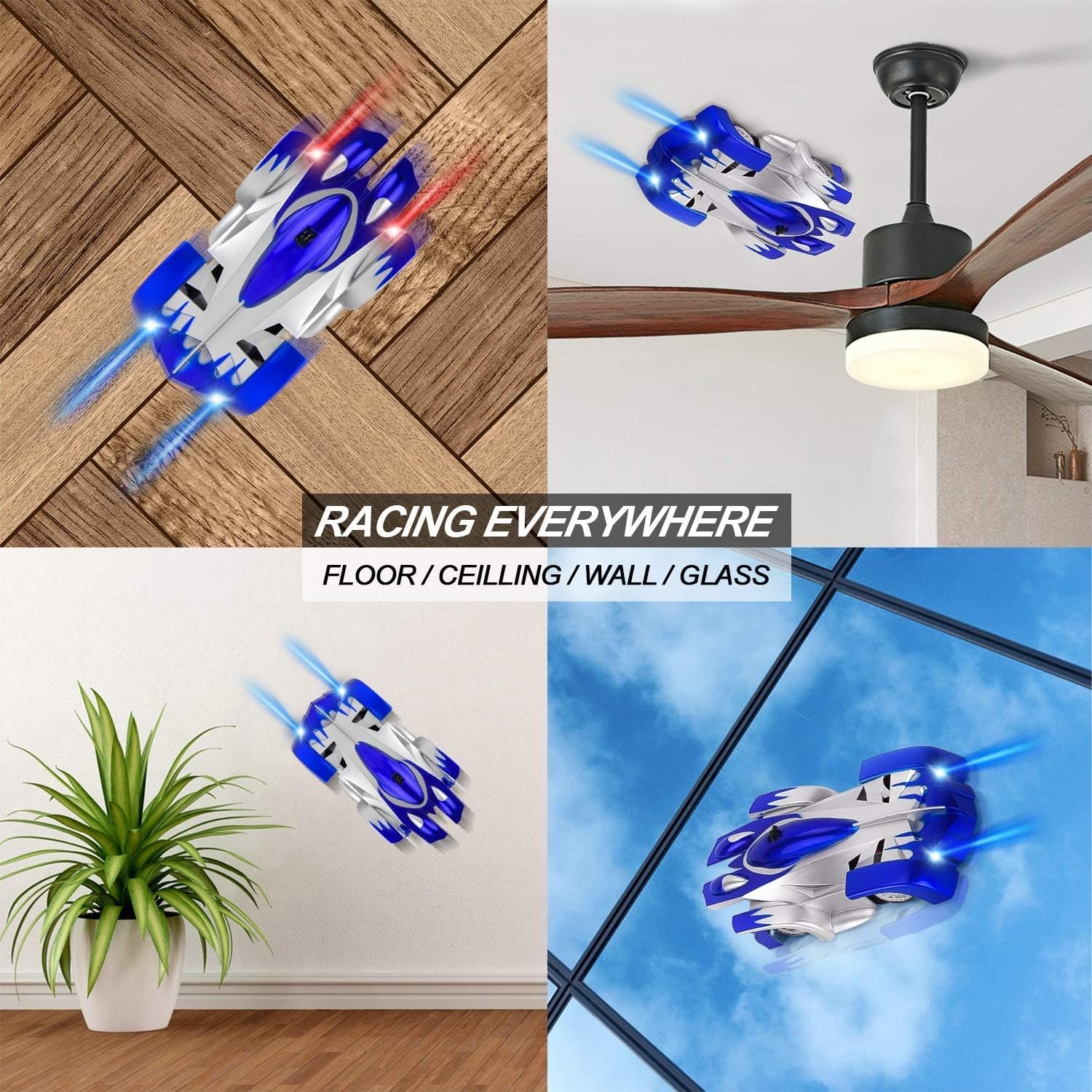 RC Cars for Kids Remote Control Car Toys with Wall Climbing, Low Power Protection, Dual Mode,360°Rotating Stunt,Rechargeable High Speed Mini Toy Vehicles For Kids