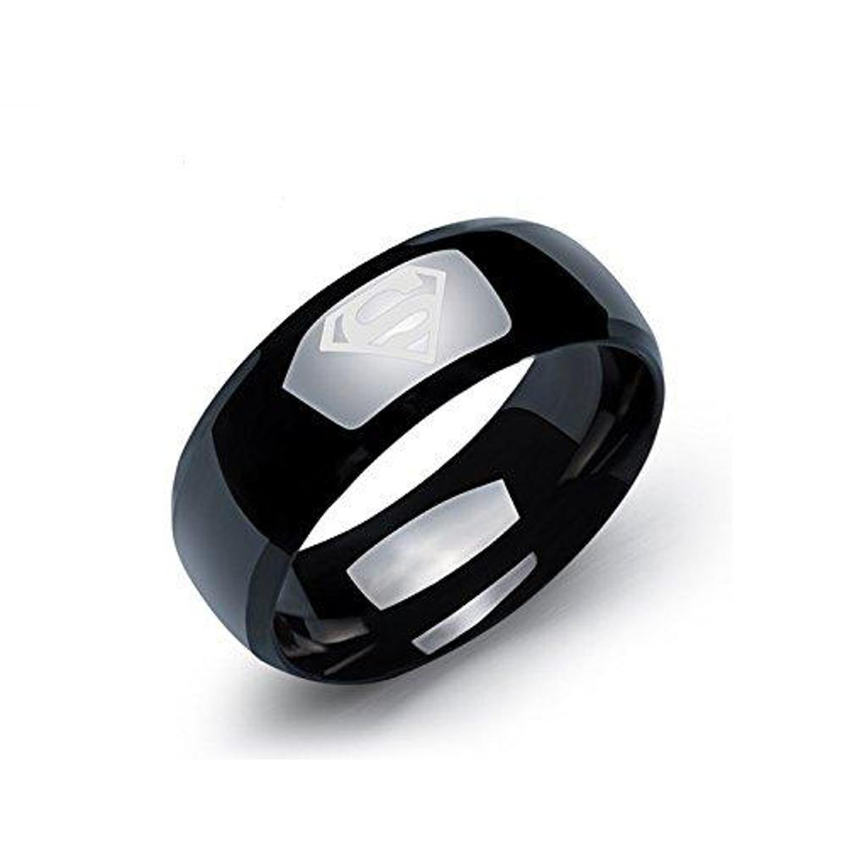 Superman Ring Black For Men Daraz.pk