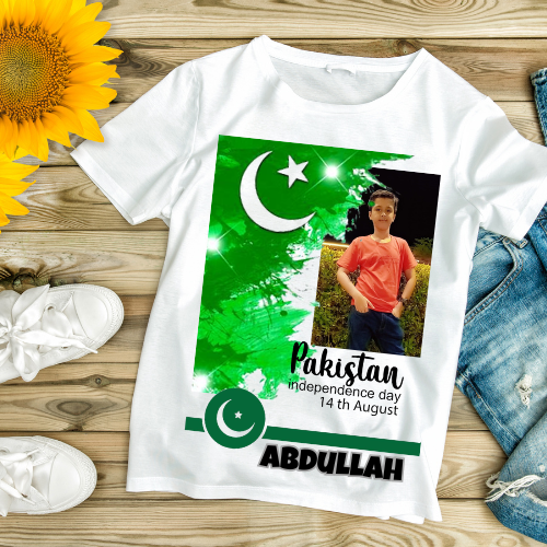 14 August Dress - Name T shirt - T shirt for boys and girls - Tshirt - 14 August-Customize T shirt - 14 August T Shirt - My first 14 August Tshirt