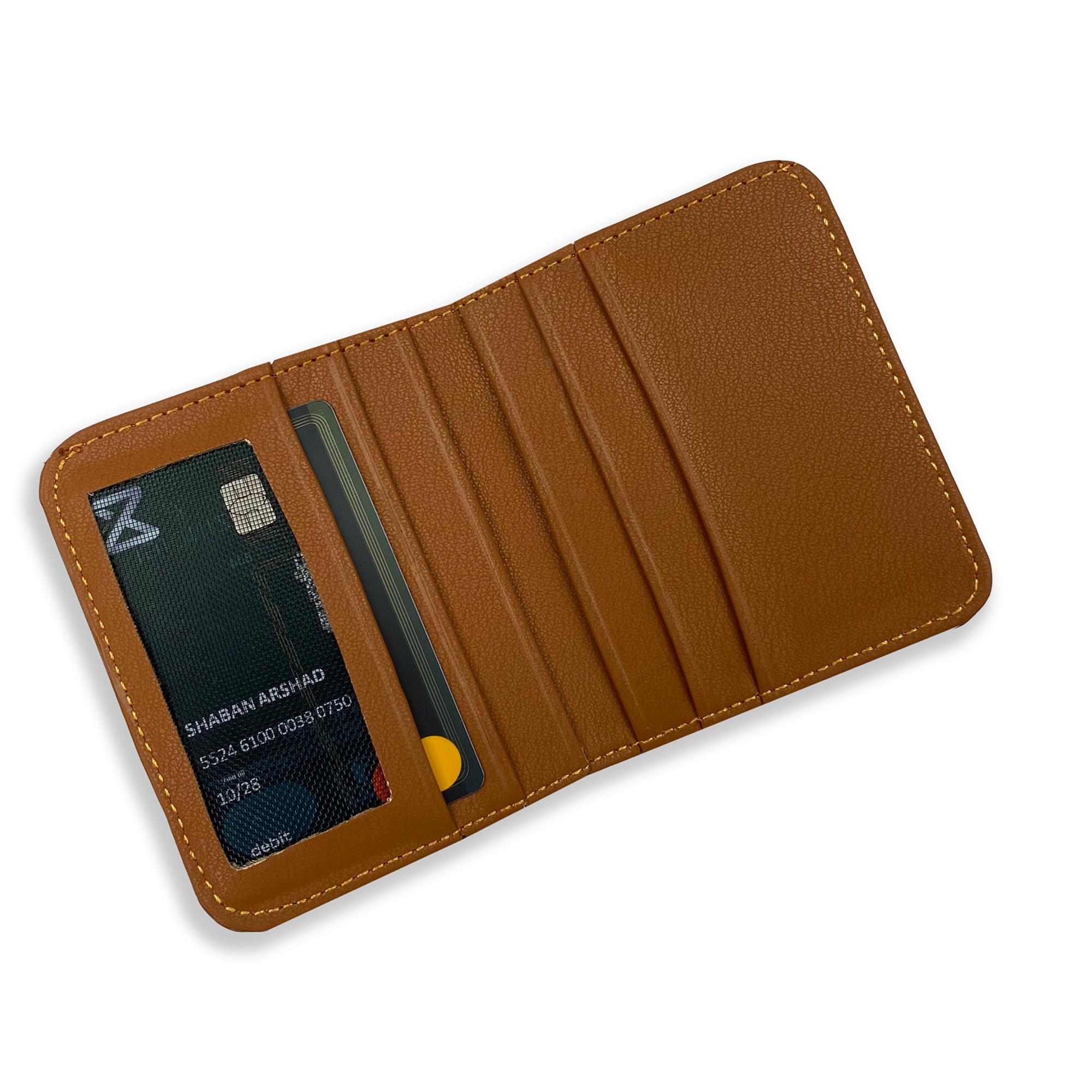 Premium Slim Men’s Wallet & Card Holder for Men & Boys – Pocket-Friendly Leather Purse with 5 Card Slots, Cash & Secret Compartments – Stylish, Slim, Classy & Durable Wallet for Office, Travel & Everyday Use in Pakistan