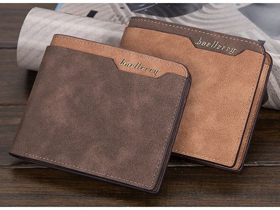 MENBENS Men's Wallet Long Fashion Men's Magnetic Button Handbag Large Capacity Multi Card Wallet