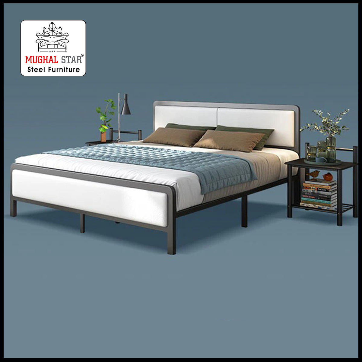 Unique Bed , Wrought iron , Mughal Star Steel Furniture
