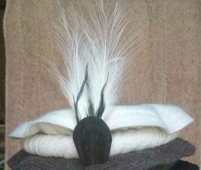 Wool hat Cap Pakol Peshawari Handmade 