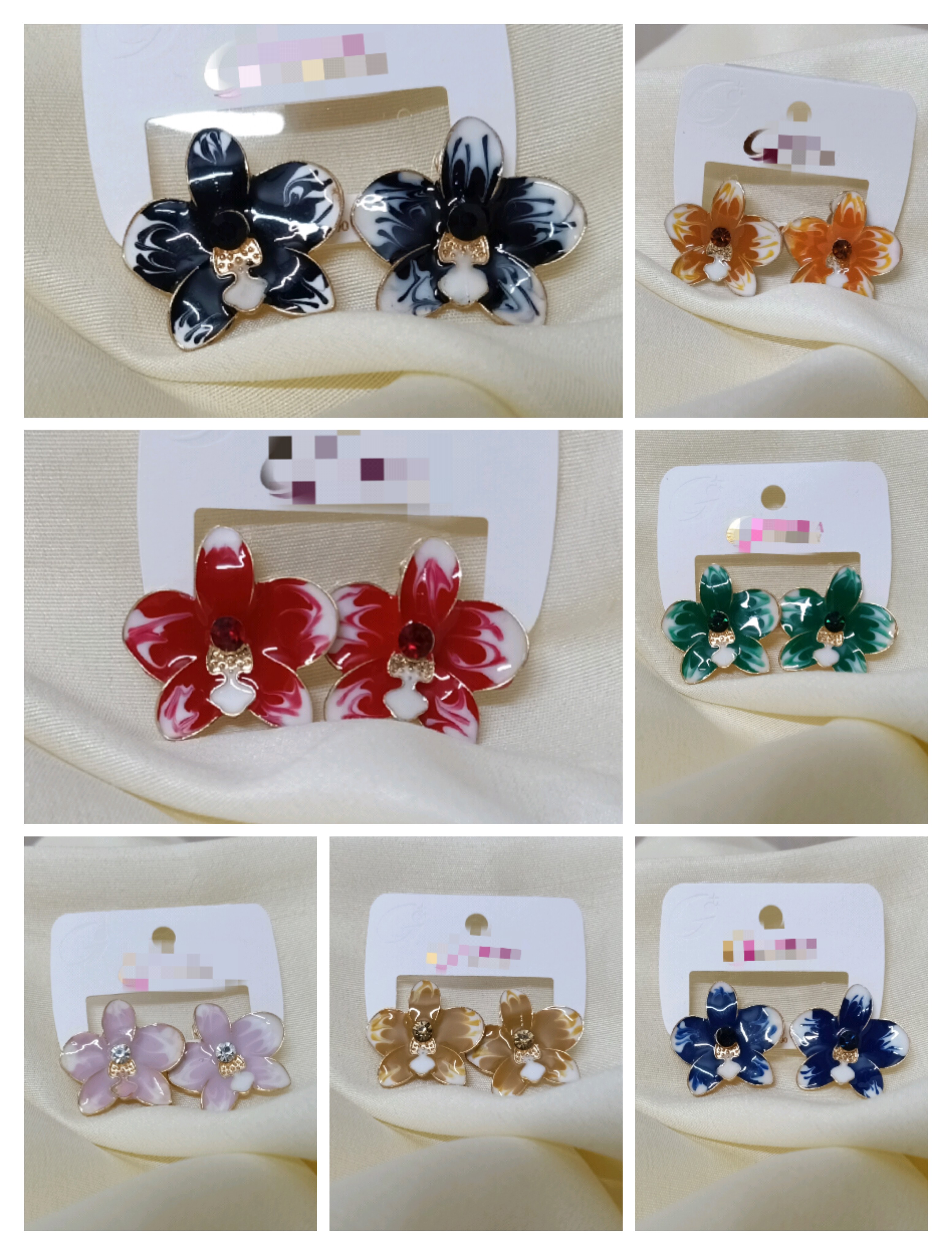 New and funky color earrings for girls, velveted colors, jewelery for women