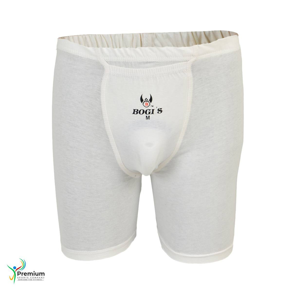 PREMIUM SPORTS Athletic Abdominal Supporter Flexible Cotton Boxer - 100% Cotton - (Size: M, L, XL) - Grey