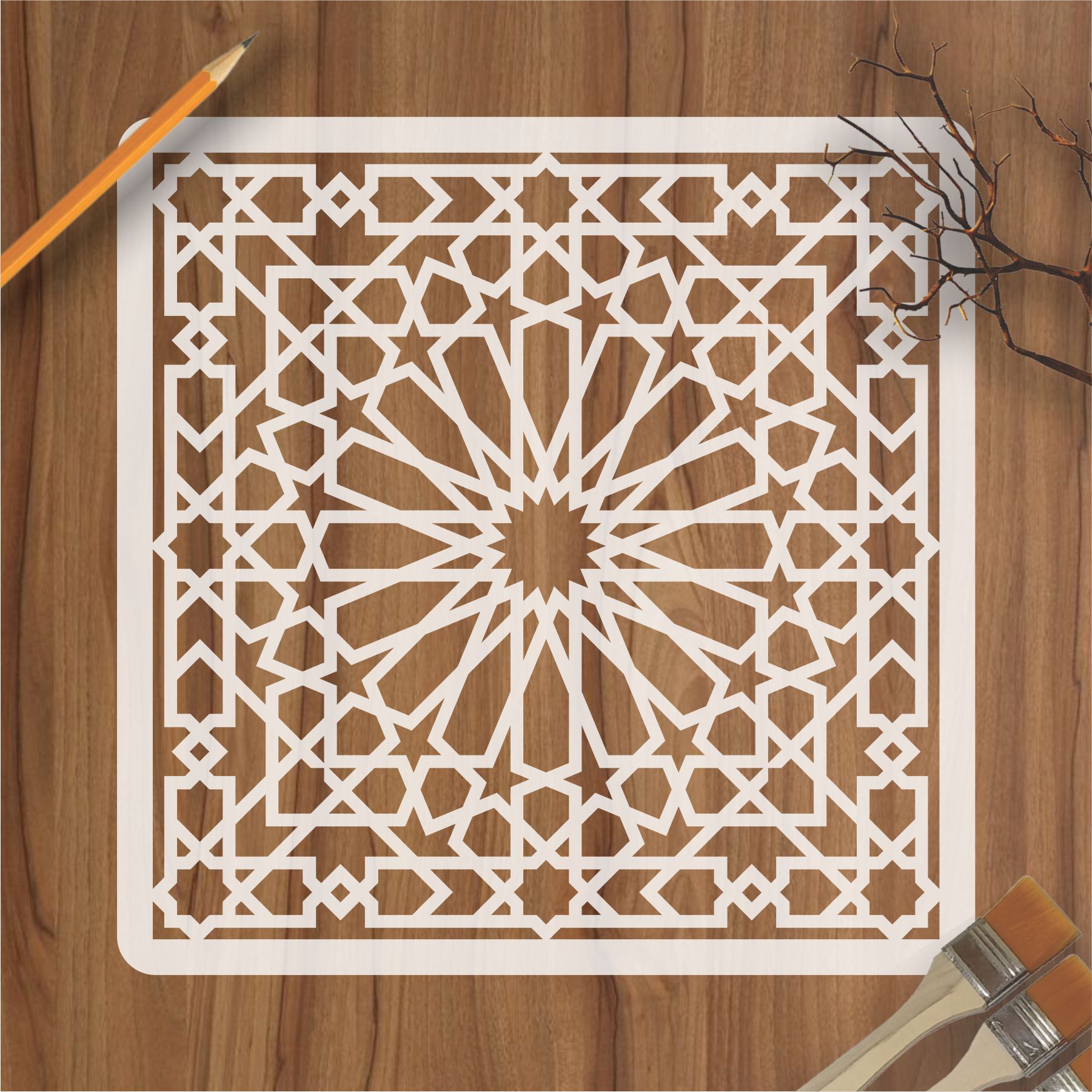 Reusable Stencil For wall Painting Art DIY Home Decor, Album Crafts and ...