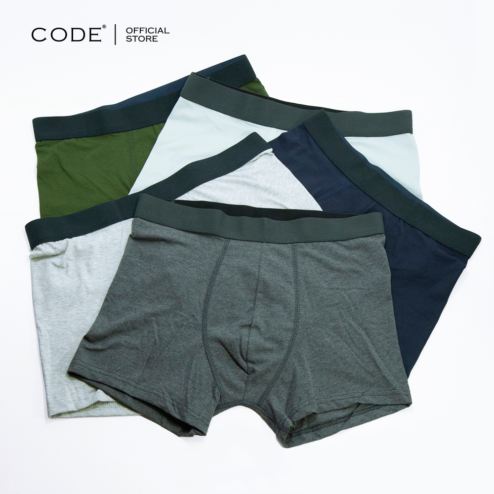 Code Boxer For Men Pack of 3: Random Colors