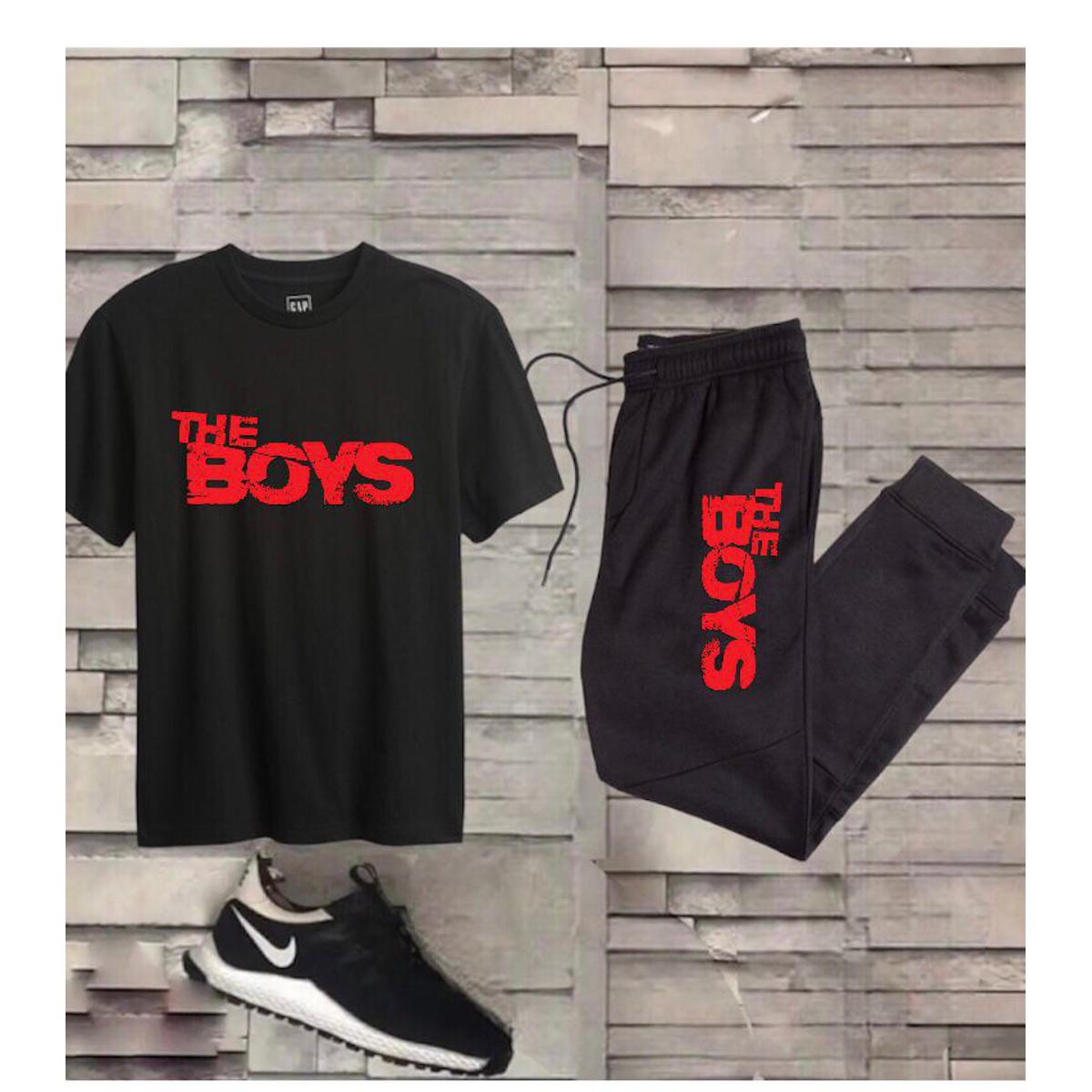 The Boys Printed Trendy Short Sleeve track suit for men