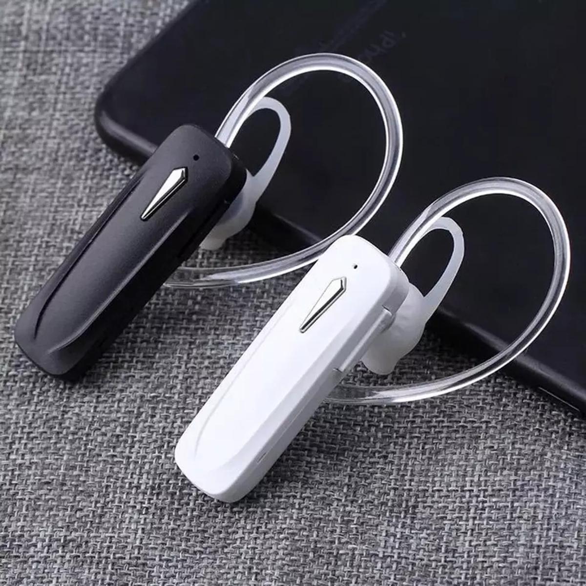 M163 Wireless Bluetooth Single Earpiece With Ear Clip (Connect with All Bluetooth Devices).