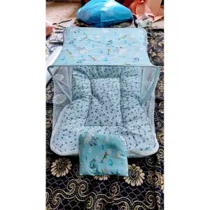 Baby Sleeping bag with Mosquito net, net Safety Baby Crib 0-1 Year Infant Portable Folding Baby Cots Foldable Crib Net Infant Baby Sleeping Bag - baby bistar - baby bed assesorries for baby infant bag newborn bag dipper bag multicolour