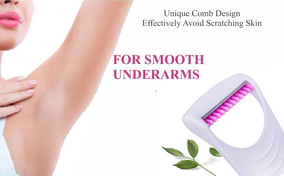 6pcs Smooth Painless Disposable Bikini Razor  Mini Body Shaving Razor Women Under Arms, Hand, Leg & Bikini Area Hair Remover Stainless Steel Double Shaver