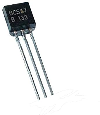 BC547 NPN Transistor Five Pieces Pack Electronic Component For Circuit Projects And Repair Applications
