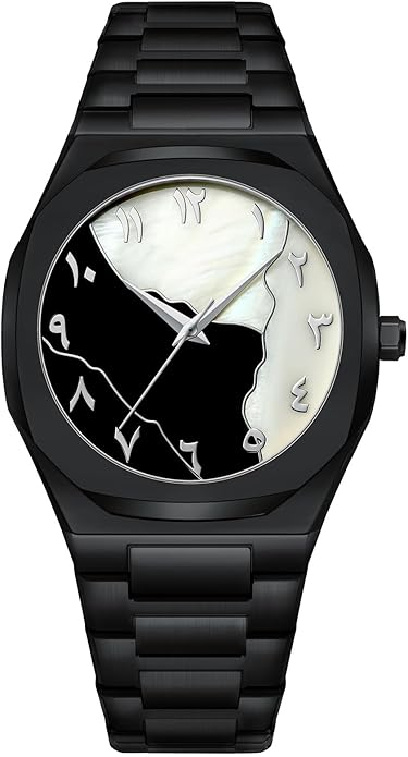 Aura Watch Marble - Aura Watch For Men - Aura Watch Black - Aura Watch Arabic - Aura Watch White - Aura Watch For Men Luxury Men - Aura Watch For Boys - Aura Watches - Ghari - Unisex - Fiber Watch