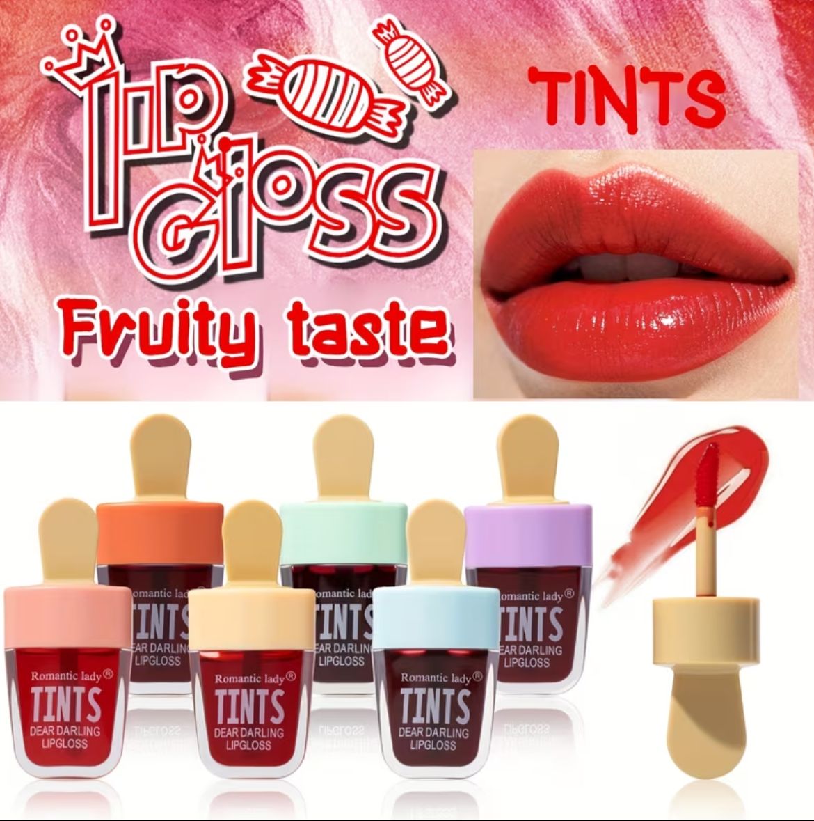 Crazy Girl Ice Cream Lip Tint – Long-Lasting, Vibrant & Hydrating Lip Color
