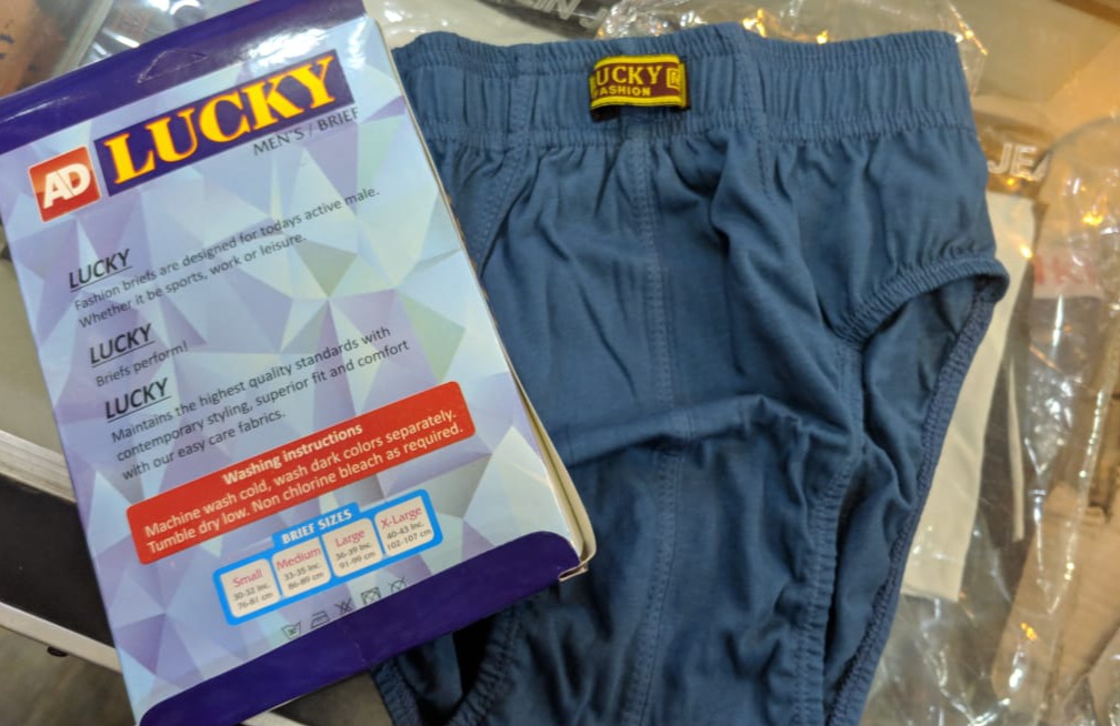 Pure Cotton Underwear For Men/Boys Comfortable Soft Flexible Multicolor 1 Piece