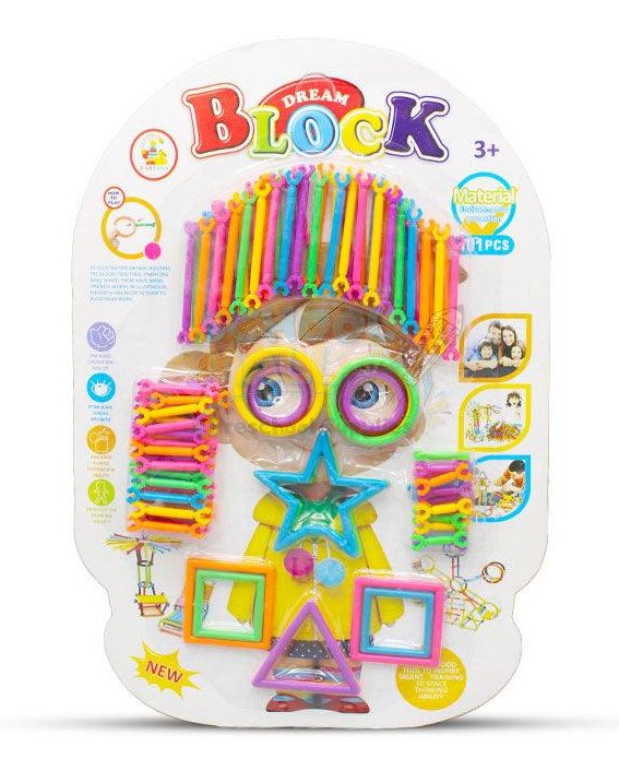 Intelligence Educational Building Blocks Toys for Kids Construction Engineering Game Creative Interlocking Connection Kit Blocks Toy for Boys and Girls