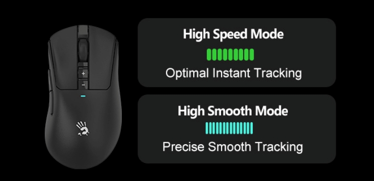 A4Tech Bloody R73 Pro Dual Mode Wireless Gaming Mouse 2.4G Rechargeable 26000 CPI Resolution 80Hrs Playtime 18 2236d64d8436d2ec7e37f544b316dd39