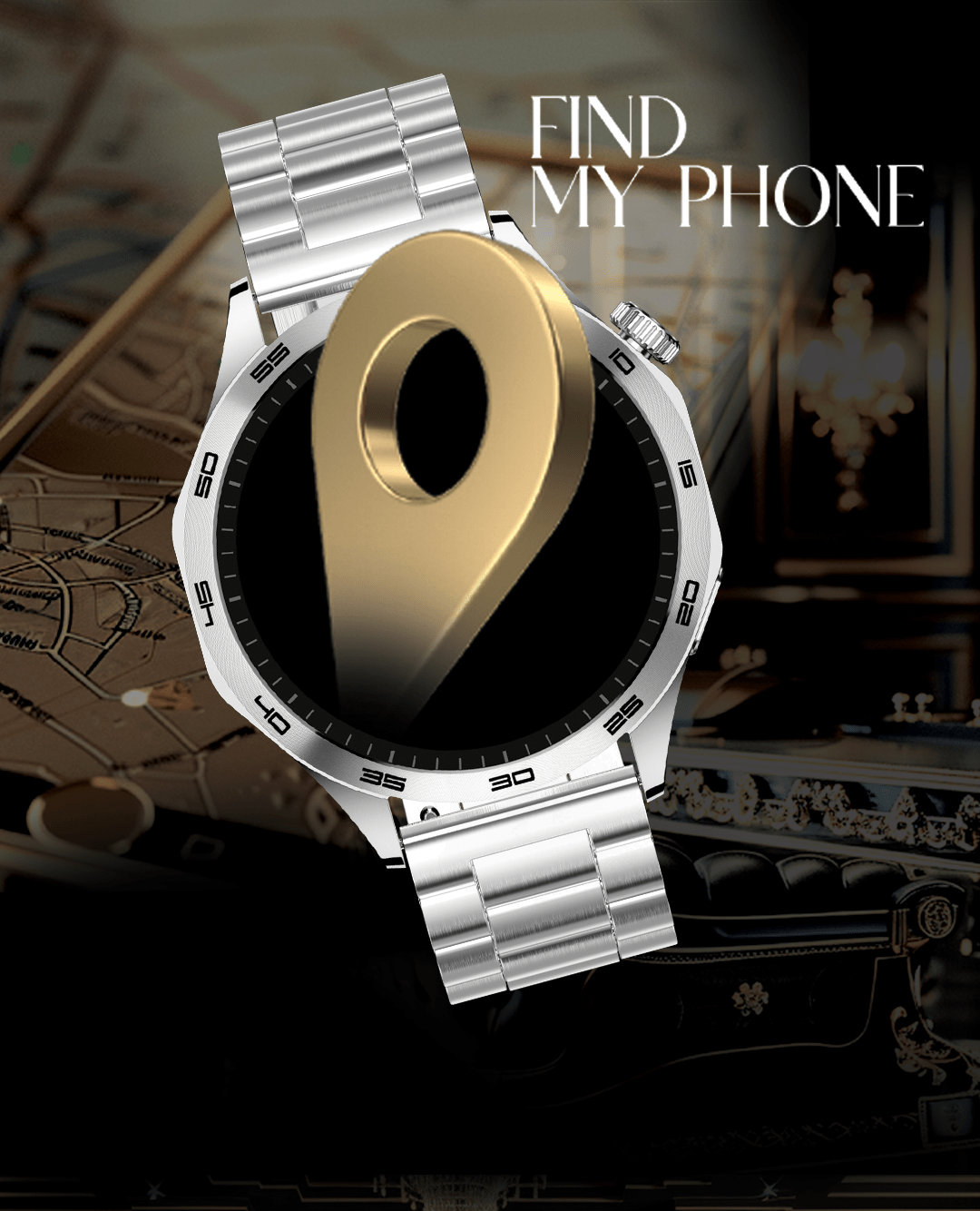 Dany Boss Pro Smartwatch with Amoled HD Display | smart watch for Android and IOS | Bluetooth Calling Smart Watch With One Year Brand Warranty