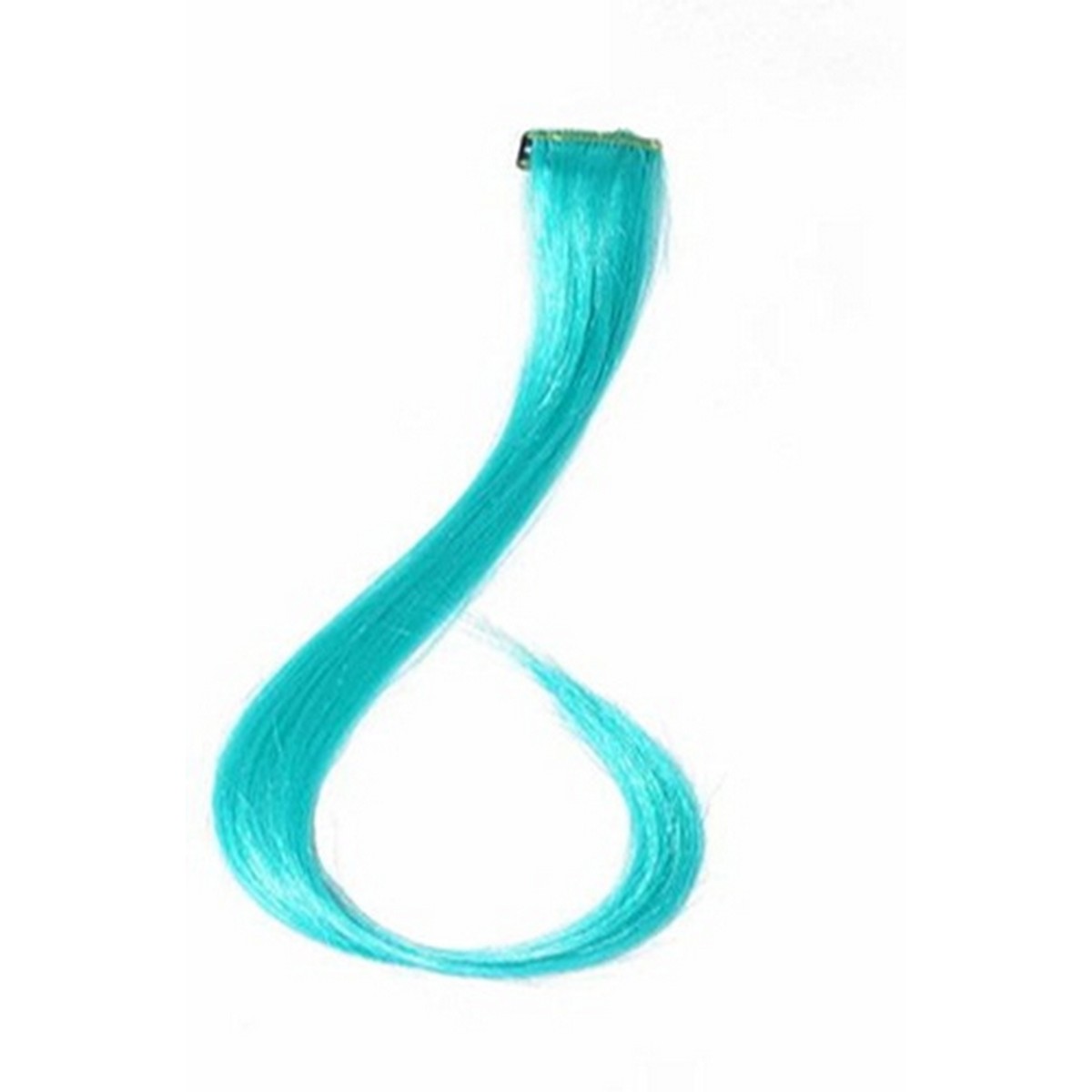 Pack Of 6 Long Straight Synthetic Clip in on Hair Extensions Piece Bundle Offer