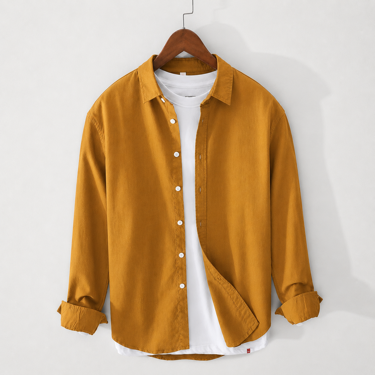 Shirt for Men with under white T-Shirt All Season Cotton Slim Fit Party Wear Multiple Colors Available