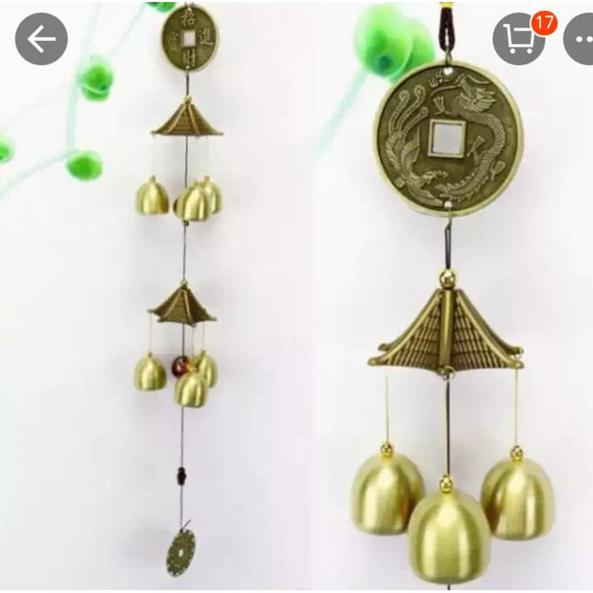 Wind Twin Metal Aluminum Wind Chimes - Feng Shui Ornaments for Doors and Windows, Creative Gift Idea