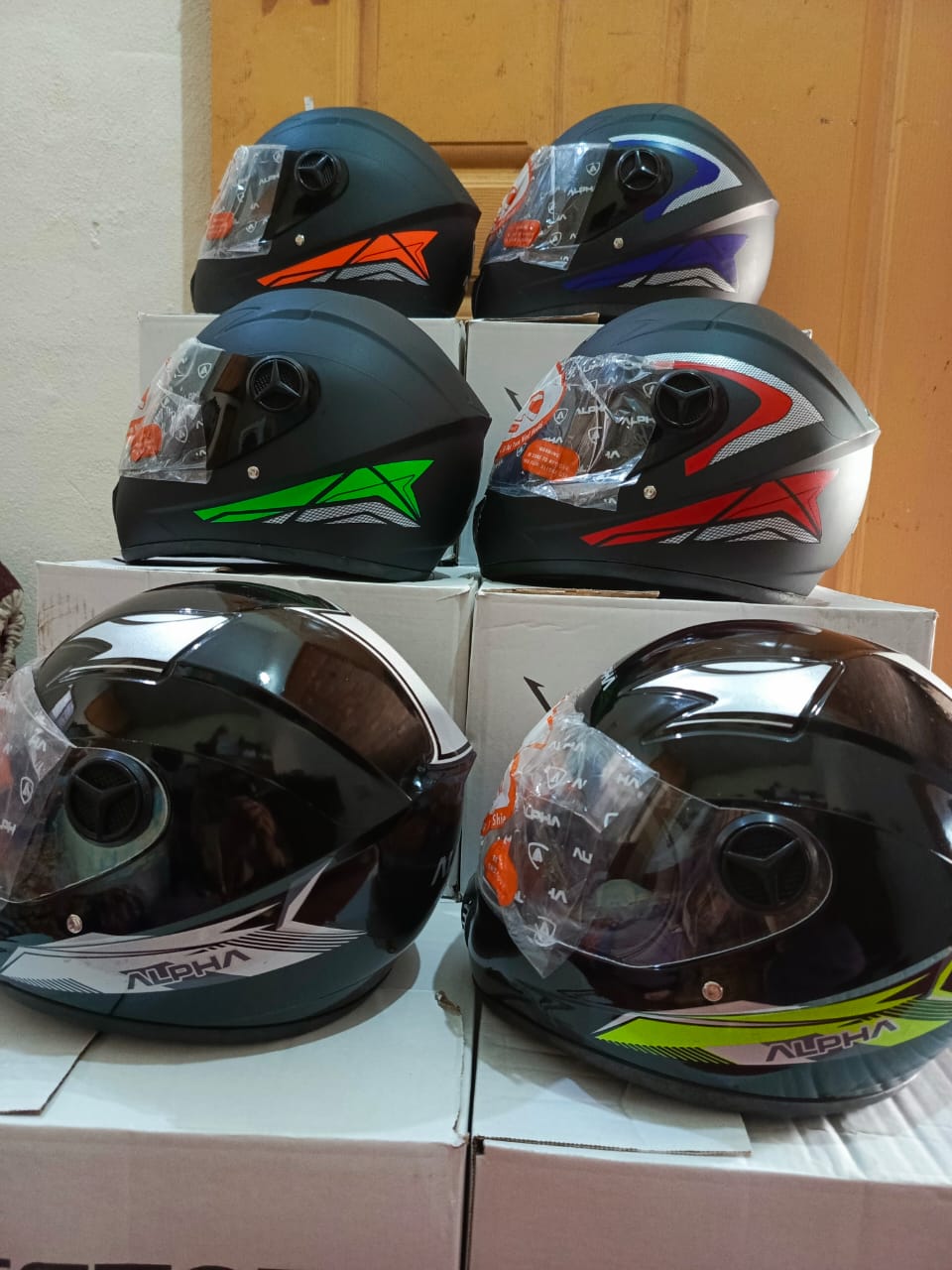 Alpha Helmet For Motorcycle Unbreakable + Safety with Premium Look