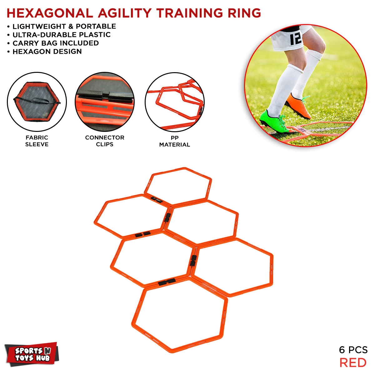 Hexagon best sale agility rings