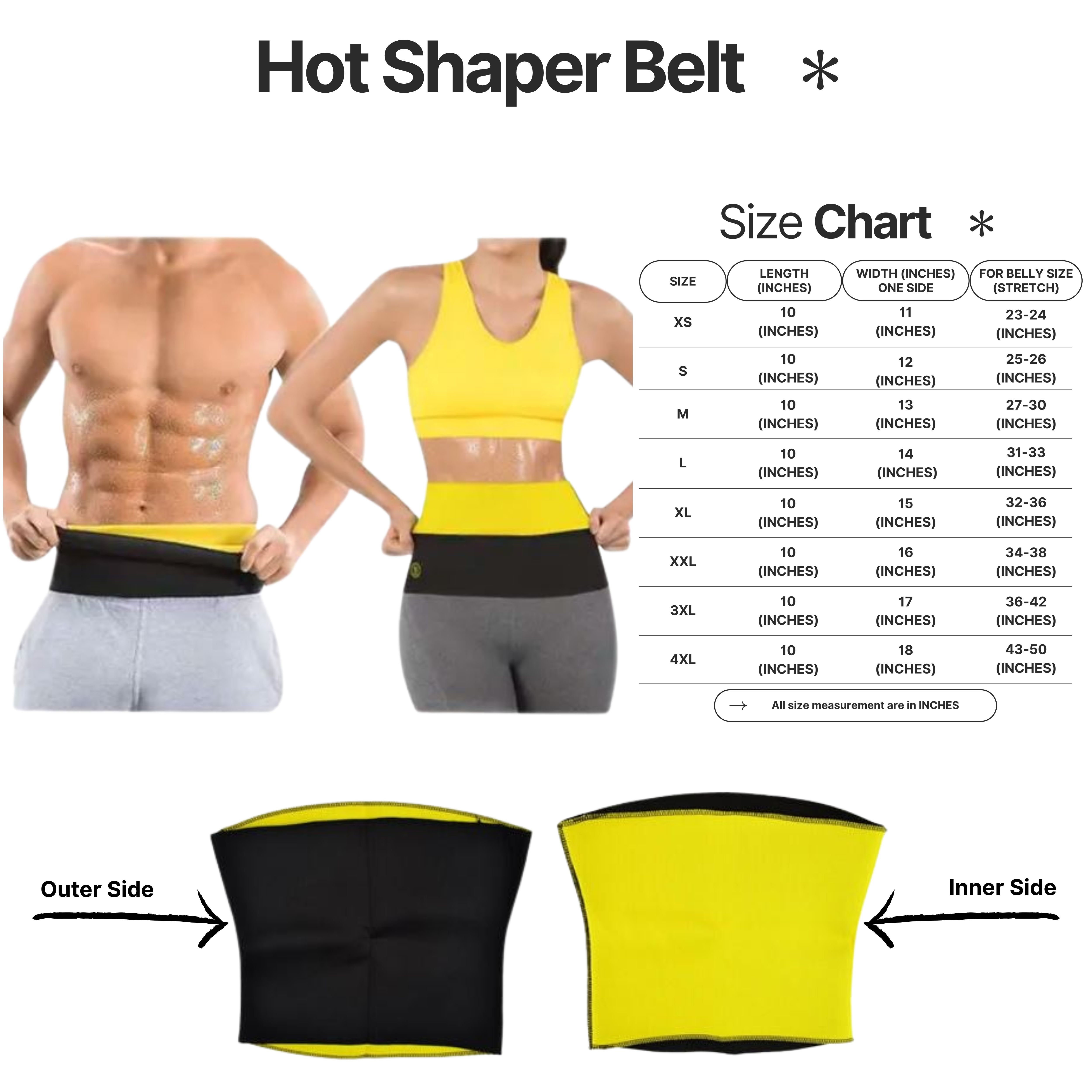 HOT SLIMMING SUANA SWEAT BELT SHAPER BELT FOR WOMEN AND MEN HOME GYM