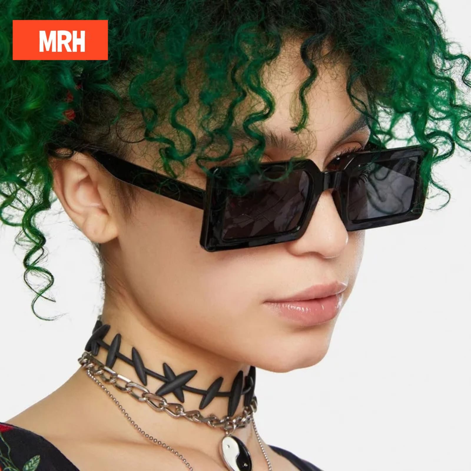 3 of Pack Men and for Women Aesthetic Vintage Sun from Protection of Glasses Classic Retro Square Glasses Men and for Women Vintage Square Glasses Girls and for Boys