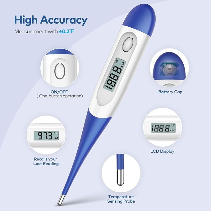 Premium Digital Electronic Thermometer for Accurate Temperature Measurement
