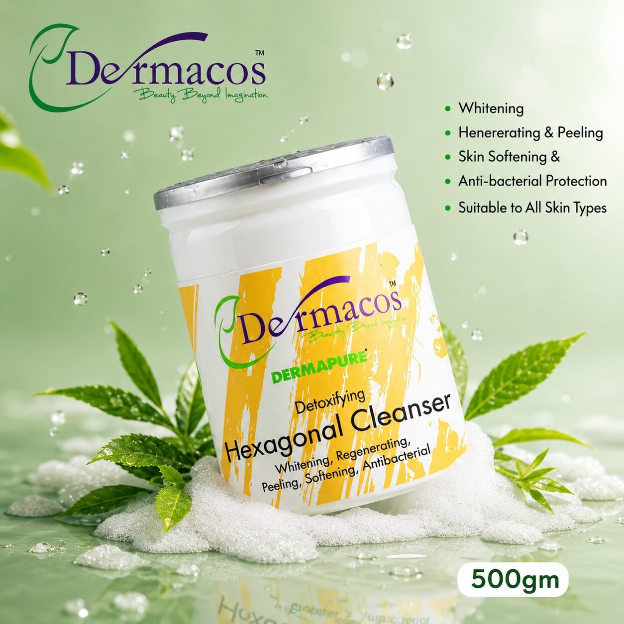 Hexagonal Cleanser (500gm) | Facial Cleansing Care