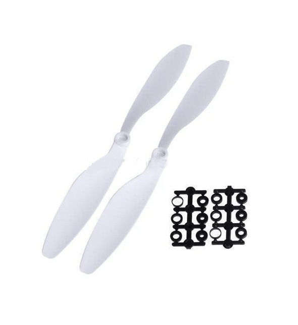 White 1045 Multiaxial ABS blade propellers pair