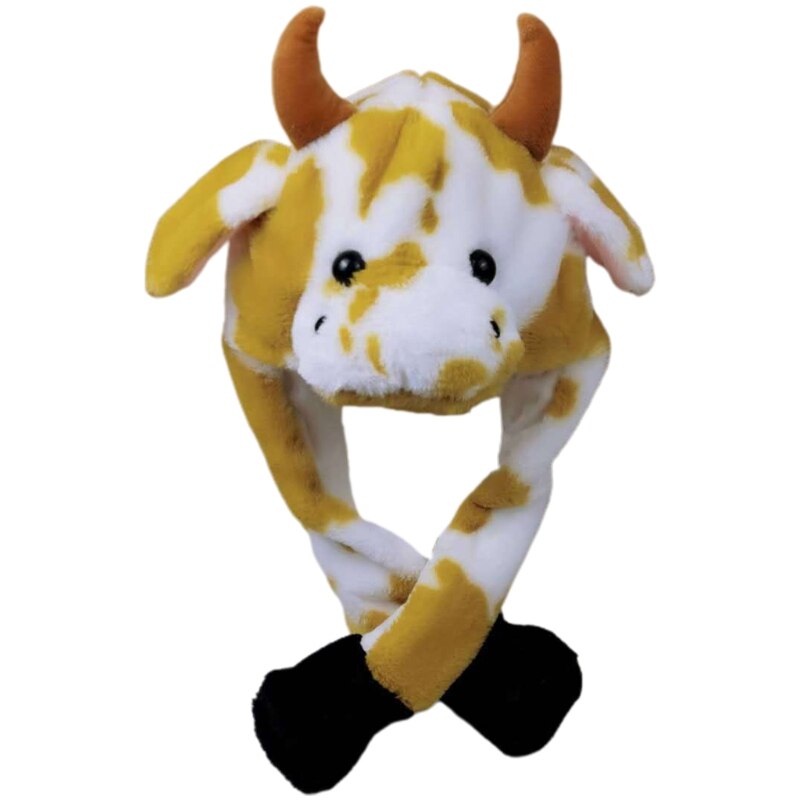 LED Light Up Plush Animal Hat with 