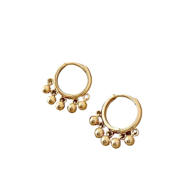 Unique Golden earrings for ladies