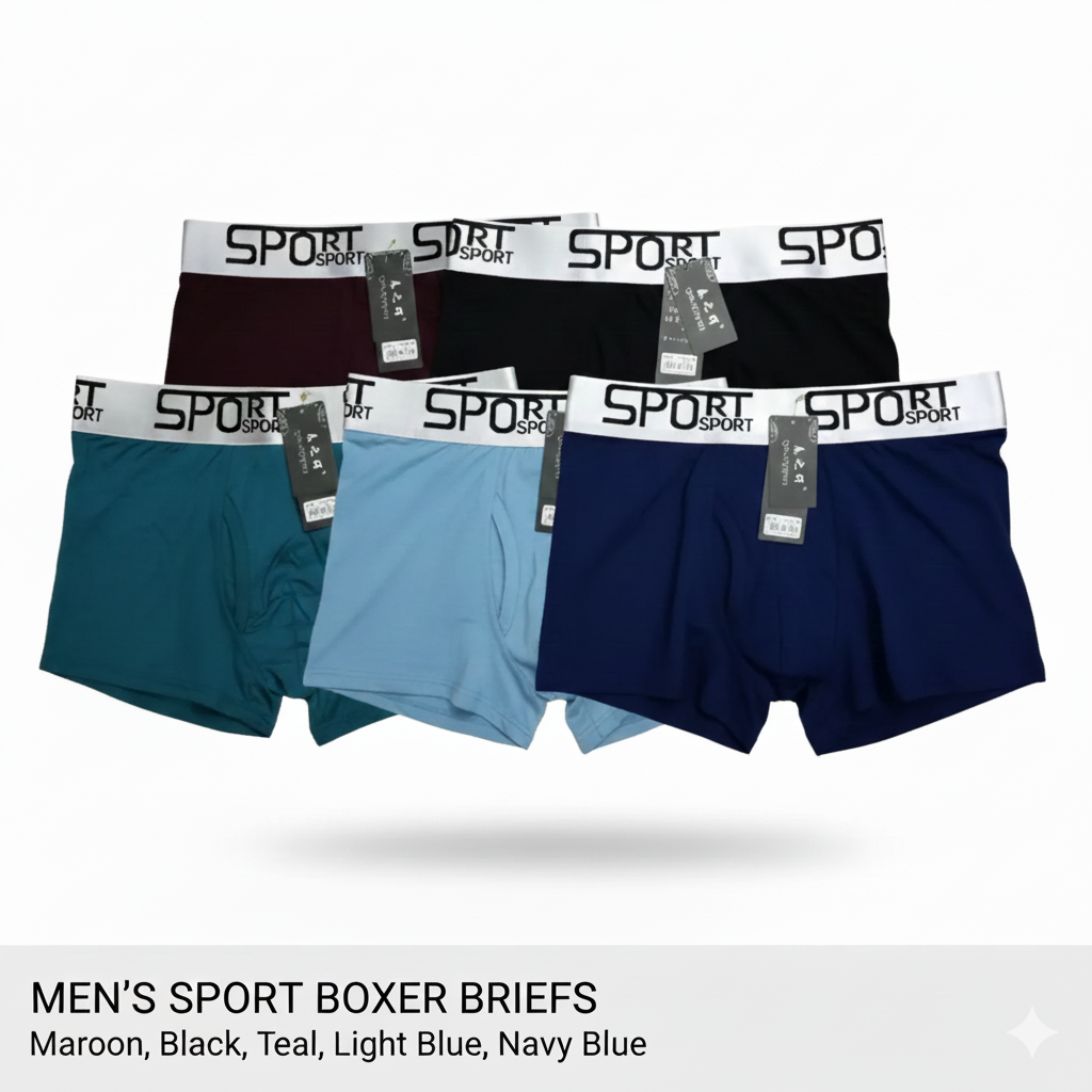 "Pack of 2 Men’s Boxer Shorts – Soft & Stretchable Fabric, Comfortable Daily Wear Underwear"