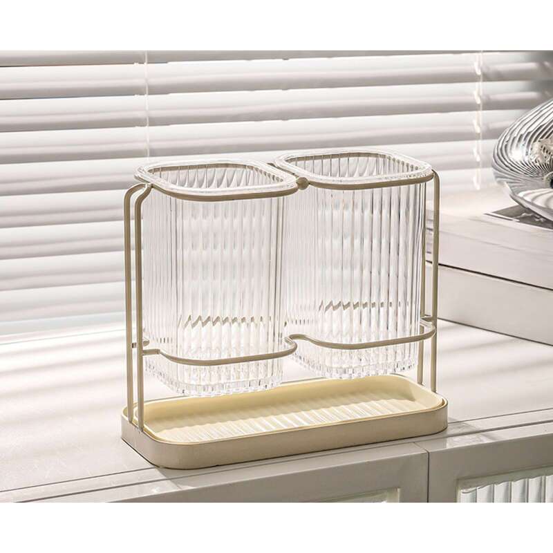 Barile, contenitore per coltelli da cucina di lusso, leggero, portaoggetti per scarico, porta bacchette a parete, per uso domestico e quotidiano_voghion.com